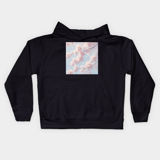 Cherry Blossom Kids Hoodie by Jenni Arts